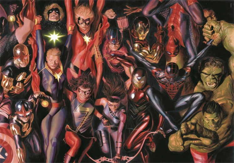 Puzle 1000 piezas Marvel - compacto