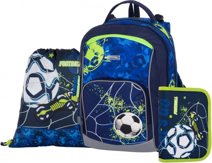 Set escolar de 3 piezas OXY GO FOOTBALL