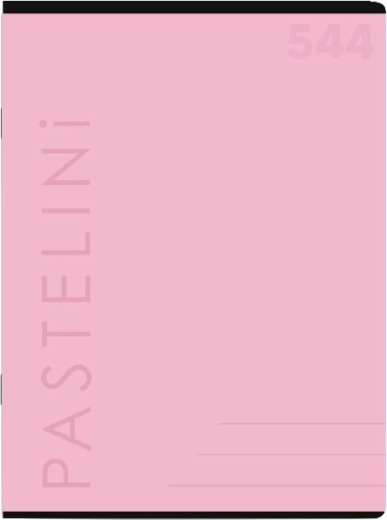 Cuaderno A5 Pastelini rosa, rayado (40 hojas)