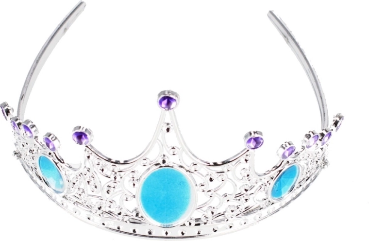 Diadema brillante con piedras de colores