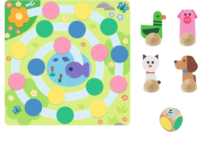 Juego con dado: colores, conteo y primeras tácticas