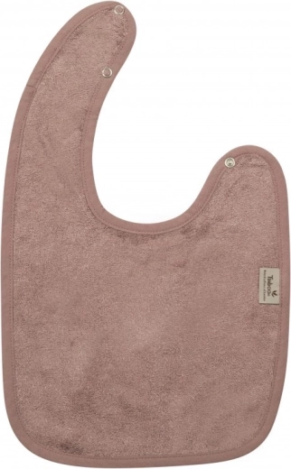 Babero Timboo Mellow Mauve con broches a presión