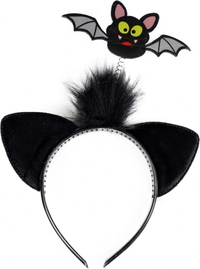 Diadema infantil de murciélago con orejas