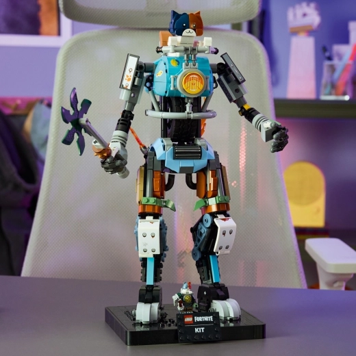 Base de exposición y minifigura de Kit