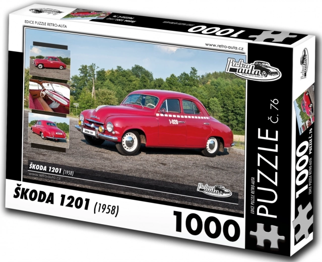 Puzzle de coches retro Škoda 1201 – 1000 piezas