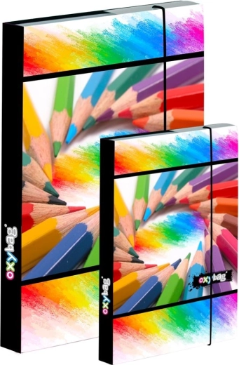 OXYBAG caja para cuadernos A4 + A5 Lápices de colores
