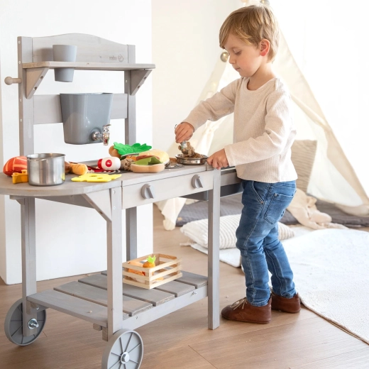 Cocina móvil para jugar en cualquier lugar