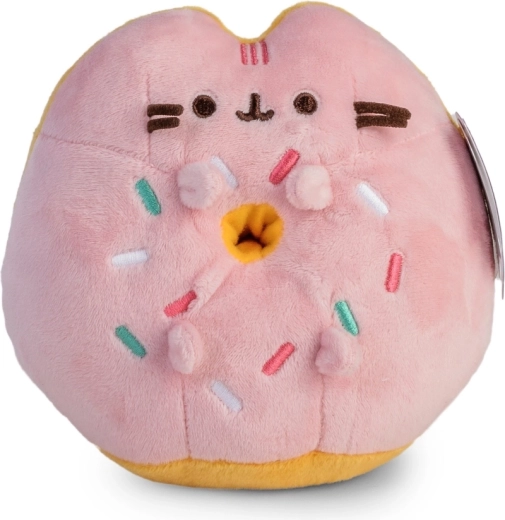 Pusheen donut rosa – cojín de peluche de 14 cm