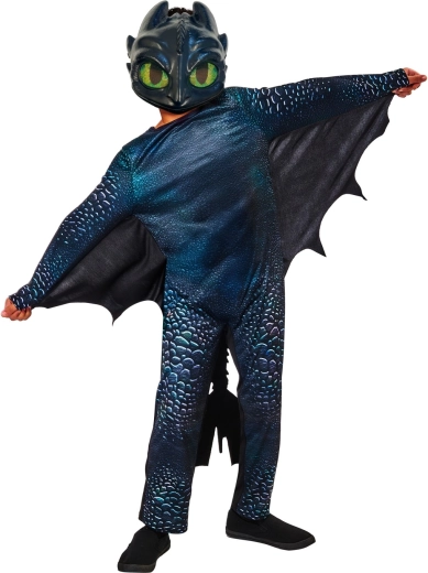Cómo entrenar a tu dragón disfraz de Desdentao para niños 5–6 años