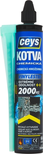 Anclaje químico viniléster 300 ml CEYS