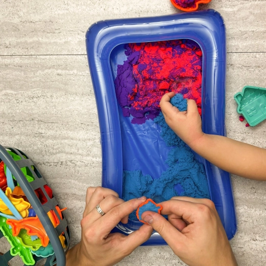 Juego limpio en casa gracias a la bandeja inflable