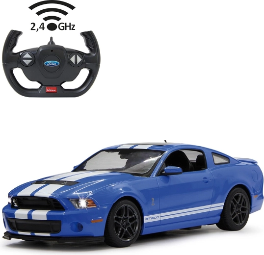 Ford Shelby GT500 teledirigido a escala 1:14, azul