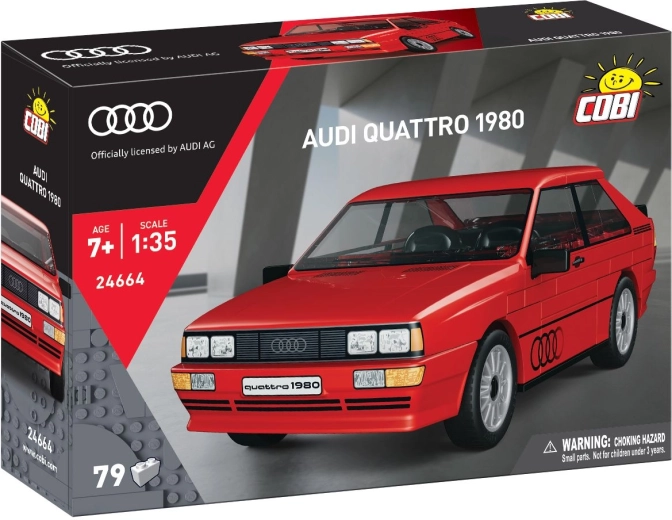 Cobi Audi Quattro 1980 set de construcción 1:35 (79 piezas)