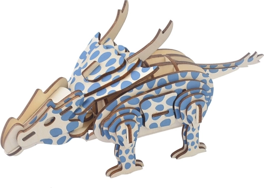 Woodcraft rompecabezas 3D de madera Achelousaurus