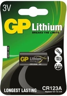 Batería de litio GP CR123