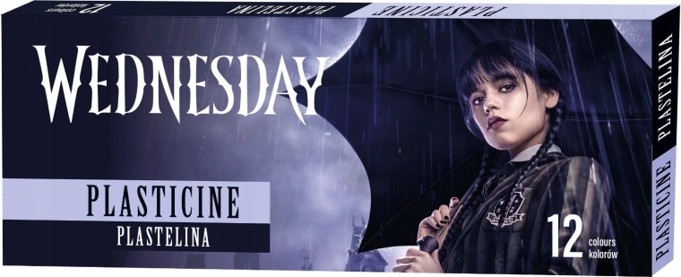 Plastilina ASTRA 12 colores WEDNESDAY