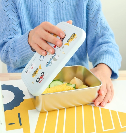 Formato práctico para sándwiches y verduras cortadas