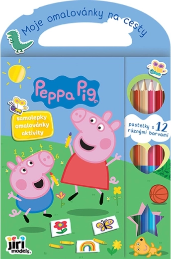 Mis cuadernos para colorear de viaje Cerdita Peppa
