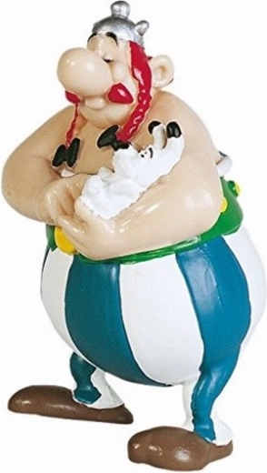 Figura coleccionable Asterix & Obelix Obelix con Idefix - 1 pieza