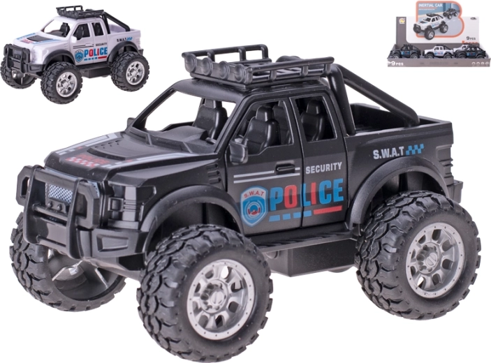 Coche de policía de fricción 13,5 cm