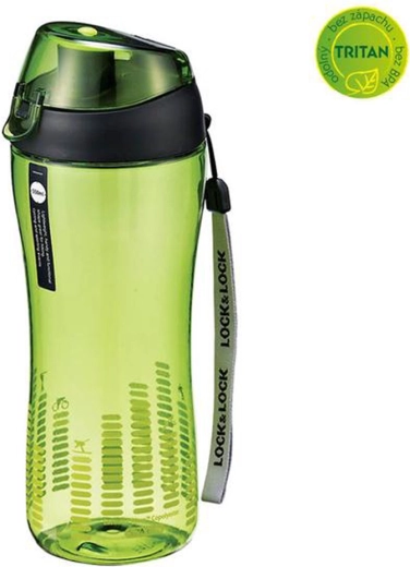 Botella deportiva para beber Tritan Lock 550 ml – verde