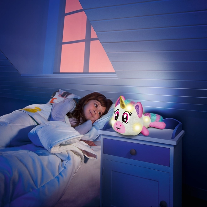 Peluche Lumiluvs como almohadita luminosa