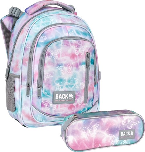 BackUP set escolar Pastel magic 2v1 – mochila y estuche