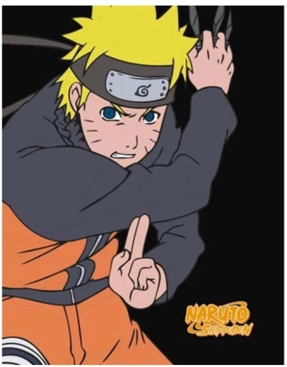 Manta de forro polar Naruto