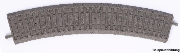 PIKO base para vías curvas R2 7,5° V10, 422 mm (H0)