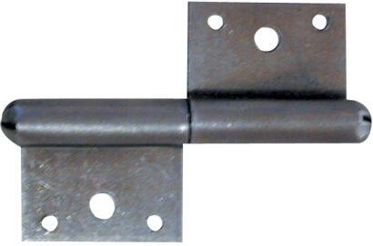 Bisagra de ventana 80 mm en L, juego de 20 uds.