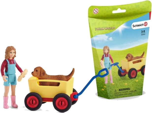 Schleich Farm World carrito para perro