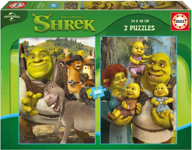 Educa puzzle Shrek 2 x 500 piezas