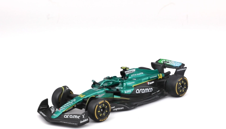 Modelo F1 Bburago Aston Martin AMR25 2025 Fernando Alonso 1:43