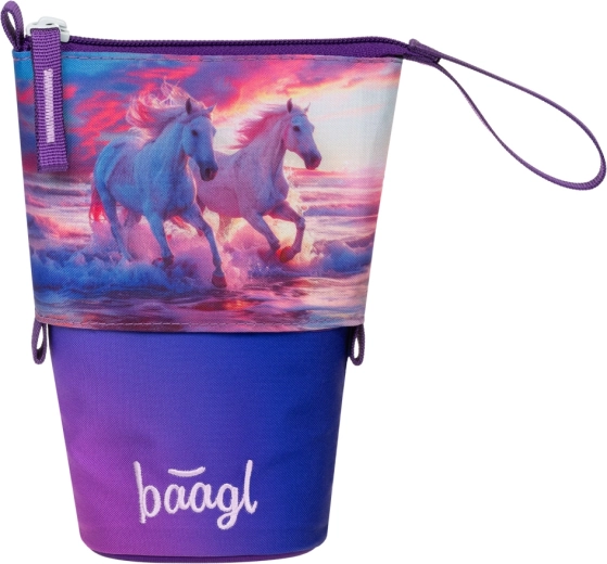 Baagl estuche escolar Pastelkovník Caballos Corazón GRS