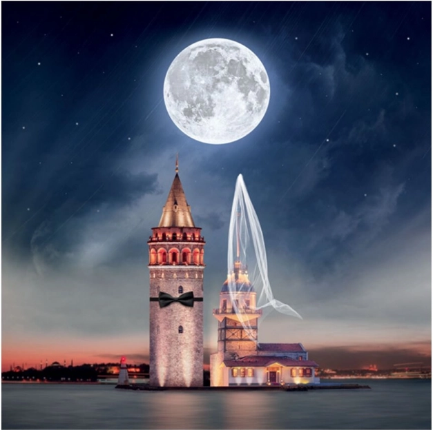 Puzzle cuadrado Anatolian Boda de 1024 piezas