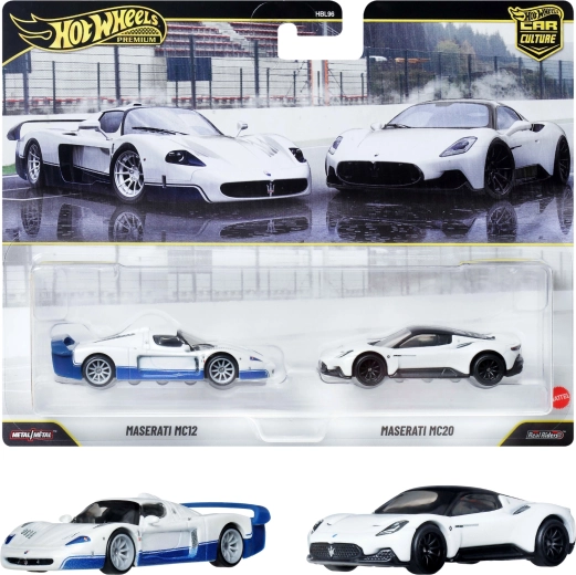 Hot Wheels Premium set de 2 coches Maserati MC12 y Maserati MC20