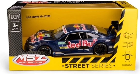 MSZ BMW M4 DTM Red Bull a escala 1:24, azul