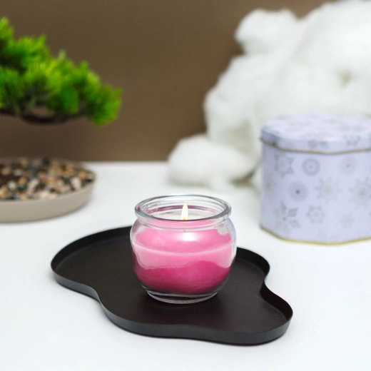 Vela aromática con fragancia de rosa, 70 g