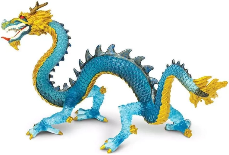 Safari Ltd. figura de dragón cristal azul - 1 pieza