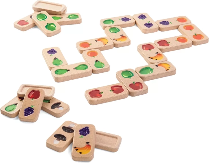 PlanToys dominó frutas y verduras