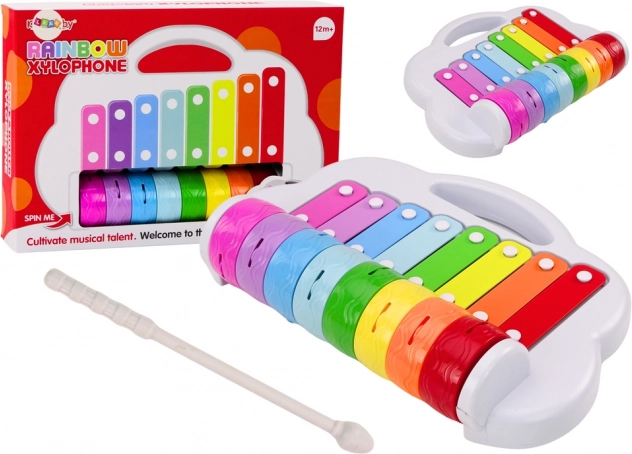 Xilófono infantil arcoíris – juguete educativo interactivo