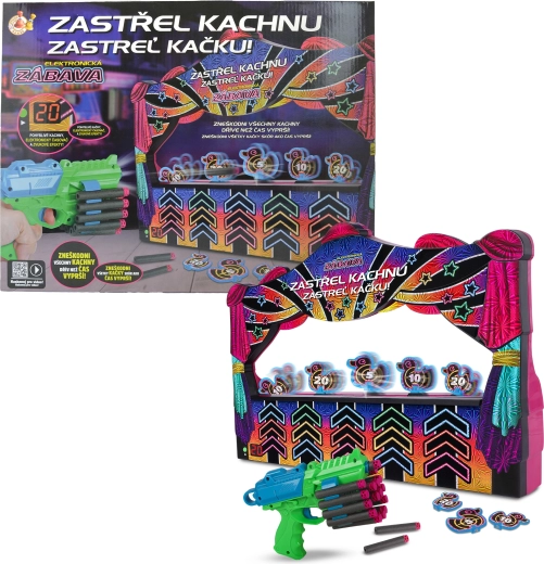 Juego electrónico de tiro a patos Hyper Neon