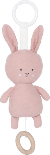 Jabadabado conejito juguete musical textil rosa