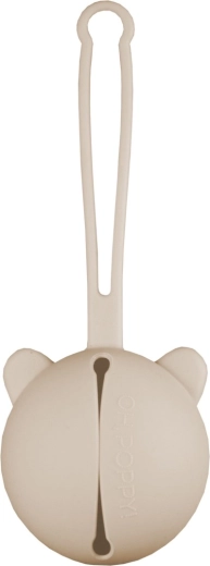 Oh,Poppy! Nola funda de silicona para chupetes linen beige