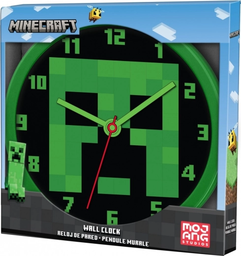Reloj de pared Minecraft 25 cm