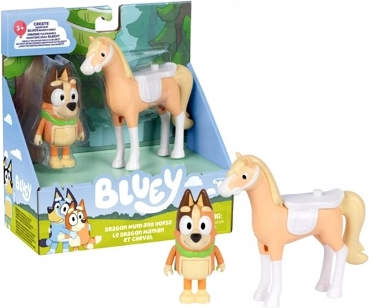 Bluey Chilli a caballo