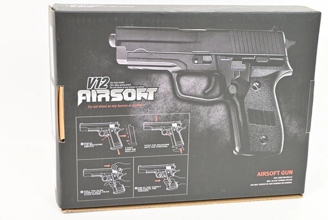 Pistola de juguete para bolitas V85