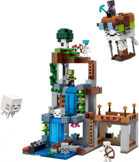 Cascada, cueva y entorno de juego reconfigurable
