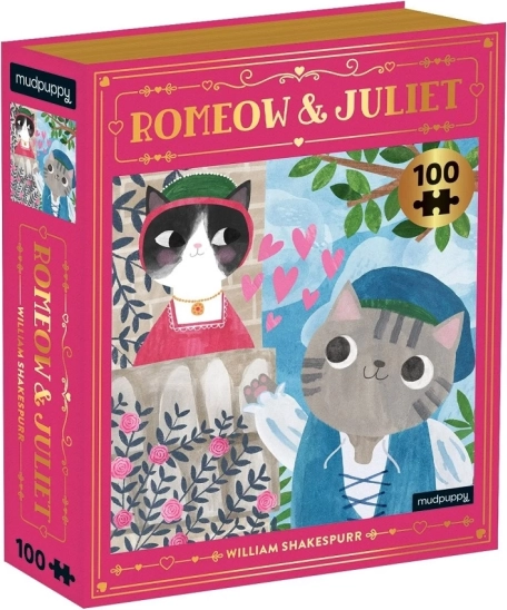 Puzzle Gatos Romeow & Juliet 100 piezas