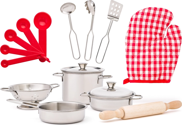 Mini utensilios de cocina – set realista de 12 piezas